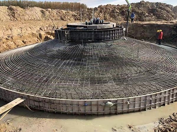 嶺縣龍鳳湖200MW風(fēng)電制氫示范項目二期道路、風(fēng)機基礎、箱變基礎及風(fēng)機平臺施工
